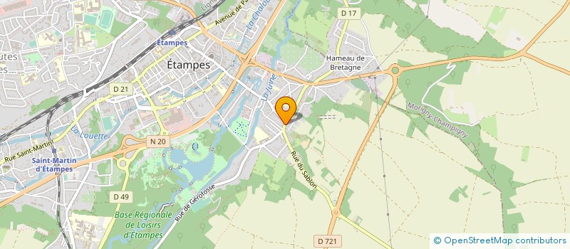 localisation de l'entreprise MONSIEUR SALOMON SCHREIBER  ETAMPES