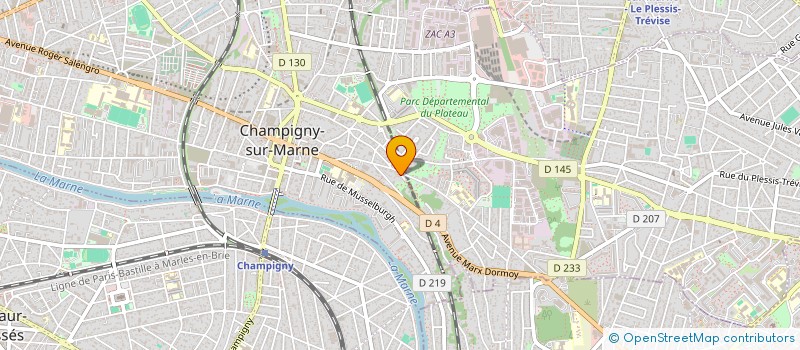 localisation de l'entreprise MONSIEUR SALOMON VALENSI à CHAMPIGNY-SUR-MARNE