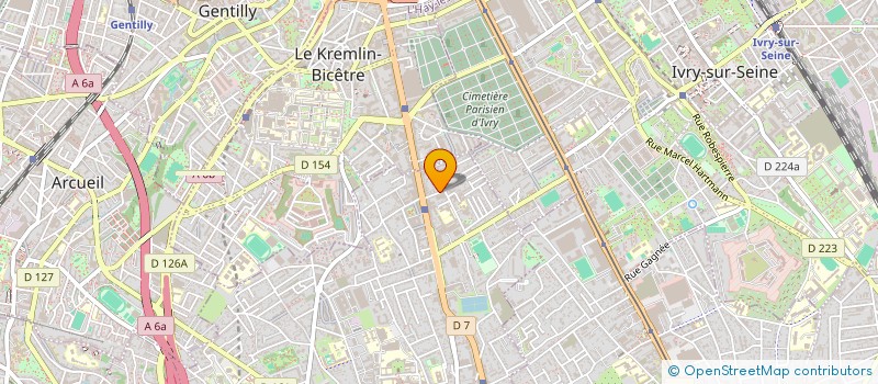 localisation de l'entreprise MONSIEUR SALOMON WANDJI TCHANA  VILLEJUIF