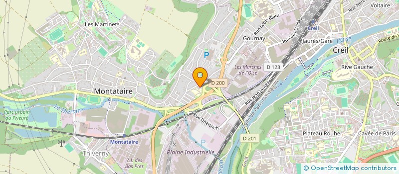 localisation de l'entreprise MONSIEUR SALOU DIARE  MONTATAIRE