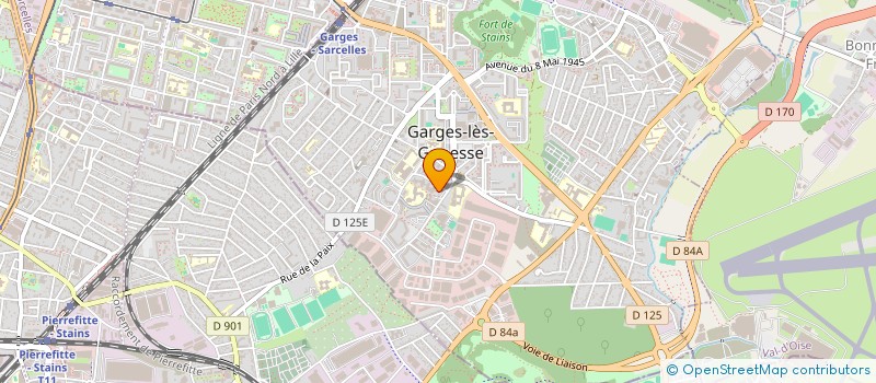 localisation de l'entreprise MONSIEUR SALOU NABE  GARGES-LES-GONESSE