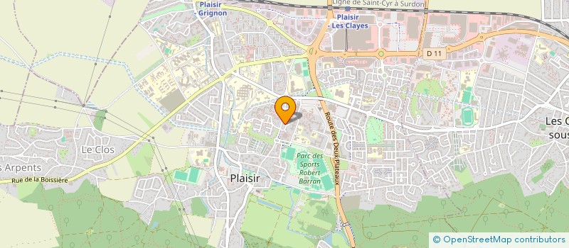 localisation de l'entreprise MONSIEUR SALOU SOW  PLAISIR