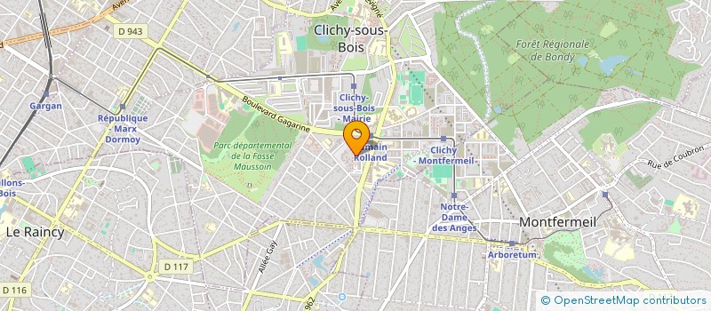 localisation de l'entreprise MONSIEUR SALOU THIAM à CLICHY-SOUS-BOIS