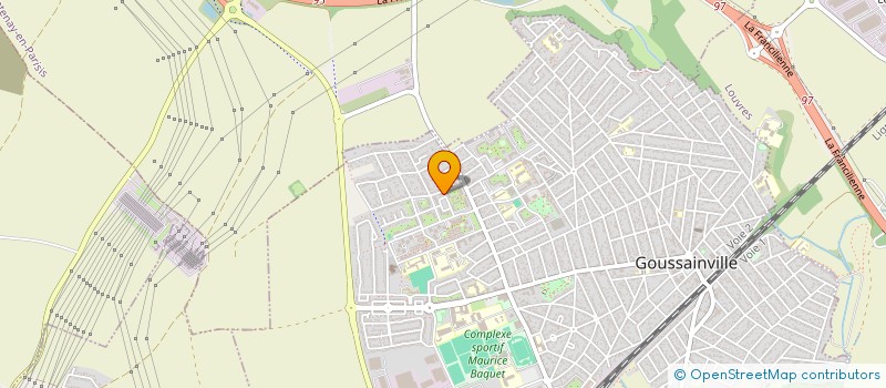 localisation de l'entreprise MONSIEUR SALOUM DEMBELE  GOUSSAINVILLE