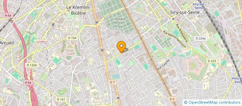 localisation de l'entreprise MONSIEUR SALOUM DIAKO  VILLEJUIF