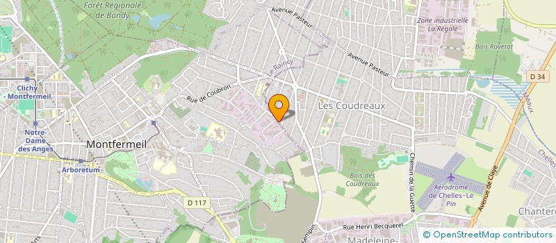 localisation de l'entreprise MONSIEUR SALUMU RAMAZANI  CHELLES