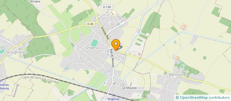 localisation de l'entreprise MONSIEUR SALVADOR DAS NEVES NOTA  ORGERUS