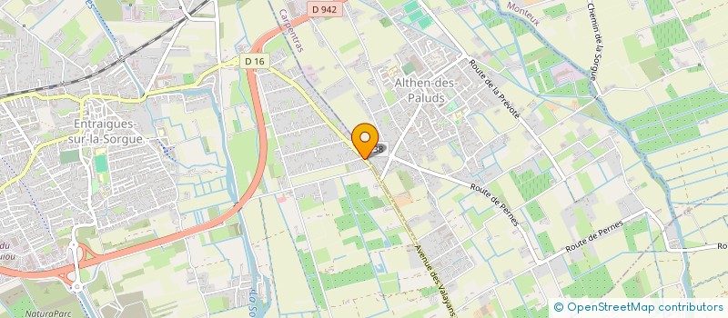 localisation de l'entreprise MONSIEUR SALVADOR EMERILLI  ENTRAIGUES-SUR-LA-SORGUE