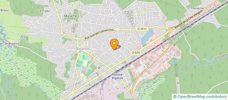 localisation de l'entreprise MONSIEUR SALVADOR GOMEZ GONZALEZ  BIGANOS