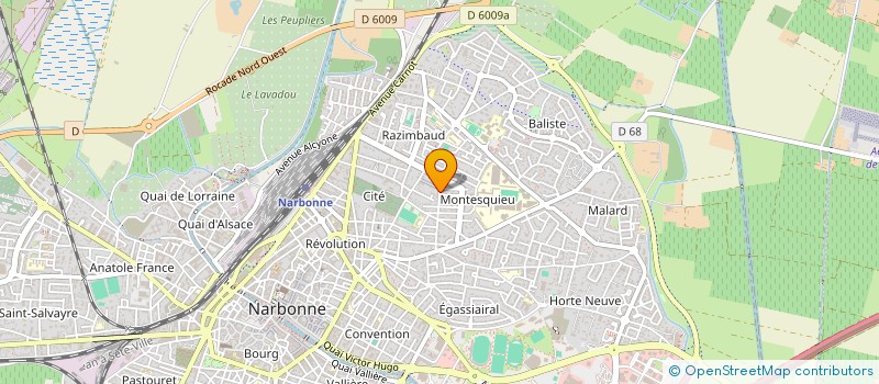 localisation de l'entreprise MONSIEUR SALVADOR GONZALEZ  NARBONNE