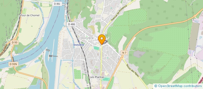 localisation de l'entreprise MONSIEUR SALVADOR IBANEZ  DONZERE