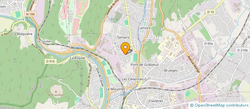 localisation de l'entreprise MONSIEUR SALVADOR LAFONT  ALES