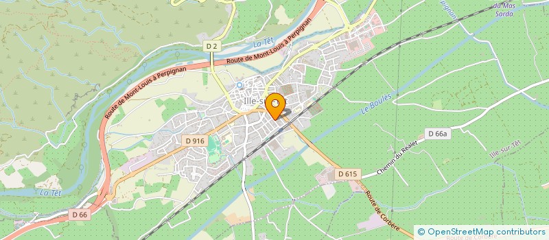 localisation de l'entreprise MONSIEUR SALVADOR MARTOS  ILLE-SUR-TET