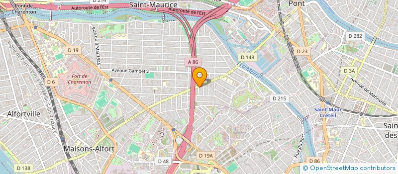 localisation de l'entreprise MONSIEUR SALVADOR MENDY  MAISONS-ALFORT