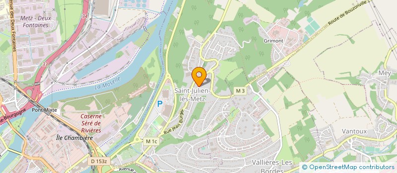 localisation de l'entreprise MONSIEUR SALVADOR SANCHEZ  SAINT-JULIEN-LES-METZ