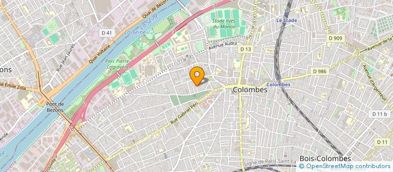 localisation de l'entreprise MONSIEUR SALVADORE CUFFARO  COLOMBES