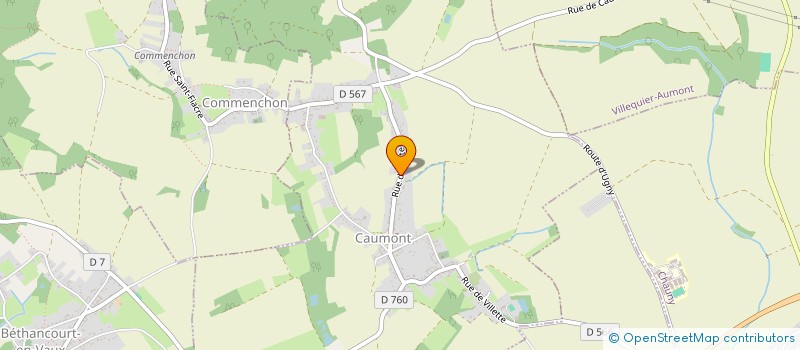 localisation de l'entreprise MONSIEUR SALVATORE ALESSI  CAUMONT