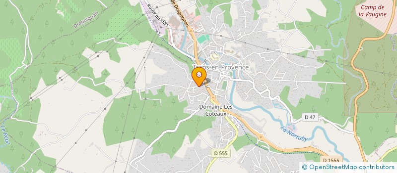 localisation de l'entreprise MONSIEUR SALVATORE AMARU à TRANS-EN-PROVENCE