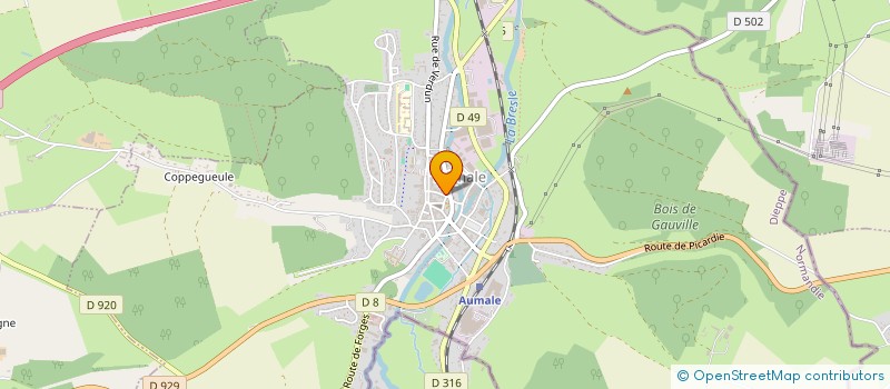 localisation de l'entreprise MONSIEUR SALVATORE ANGELILLO  AUMALE