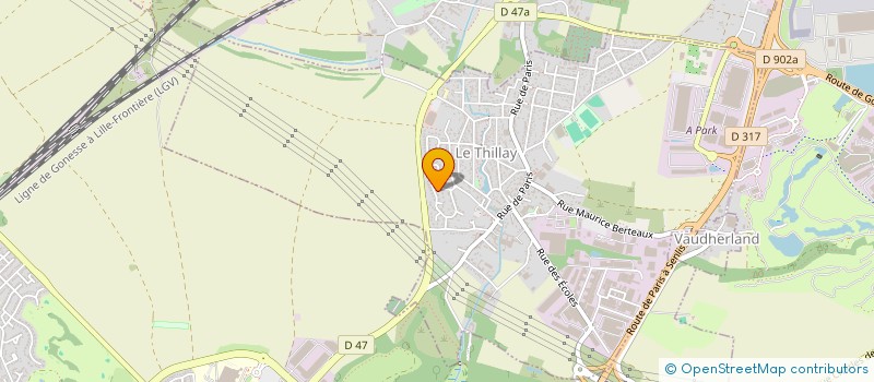 localisation de l'entreprise MONSIEUR SALVATORE ANTONUCCI  LE THILLAY