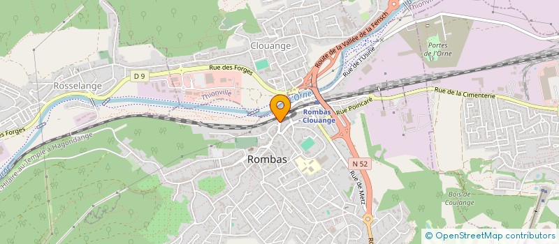 localisation de l'entreprise MONSIEUR SALVATORE BARBA à ROMBAS