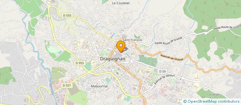 localisation de l'entreprise MONSIEUR SALVATORE BARBAGALLO à DRAGUIGNAN