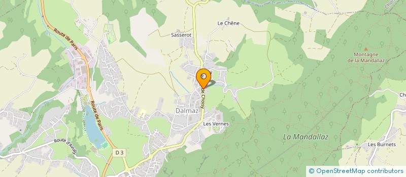 localisation de l'entreprise MONSIEUR SALVATORE BELLANTI  LA BALME-DE-SILLINGY