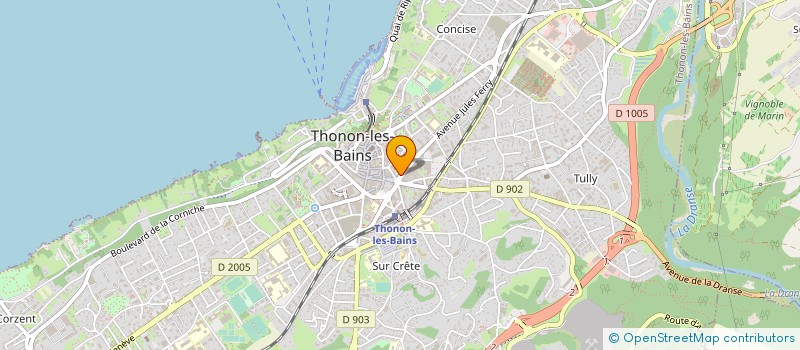 localisation de l'entreprise MONSIEUR SALVATORE CANNIZZARO à THONON-LES-BAINS