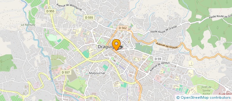 localisation de l'entreprise MONSIEUR SALVATORE CARNOVALE à DRAGUIGNAN