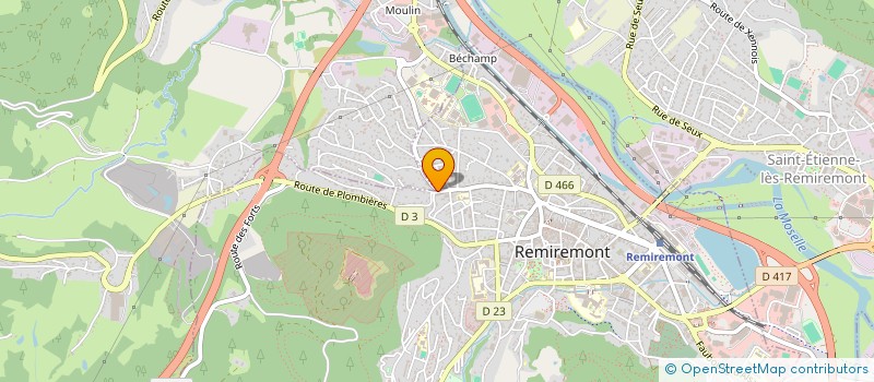 localisation de l'entreprise MONSIEUR SALVATORE CASA  REMIREMONT