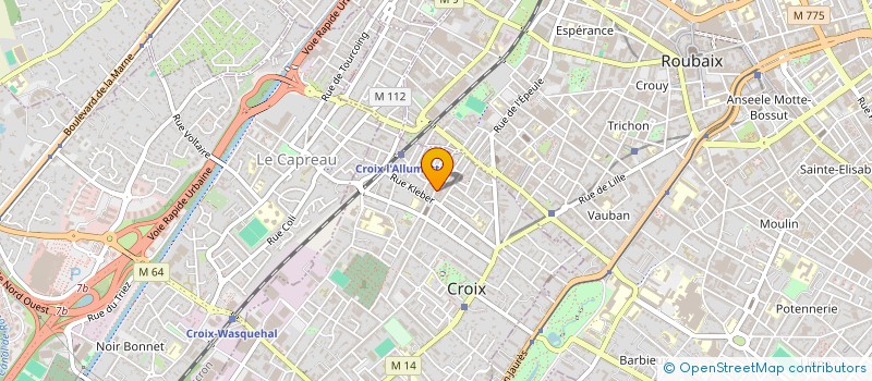 localisation de l'entreprise MONSIEUR SALVATORE CESARONE à CROIX