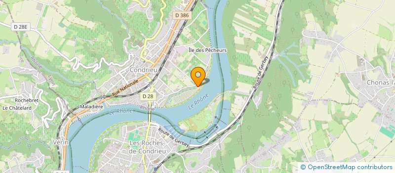 localisation de l'entreprise MONSIEUR SALVATORE DE STEFANO  CONDRIEU