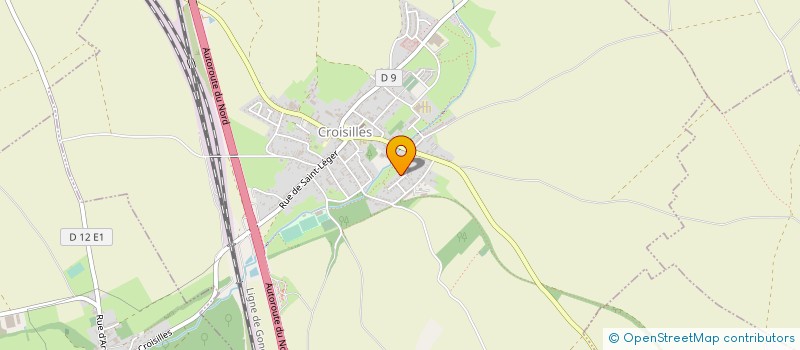 localisation de l'entreprise MONSIEUR SALVATORE DIDIO  CROISILLES