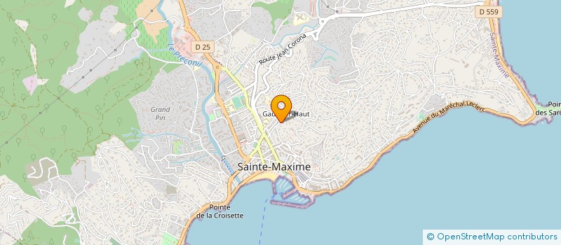 localisation de l'entreprise MONSIEUR SALVATORE FRANCO à SAINTE MAXIME