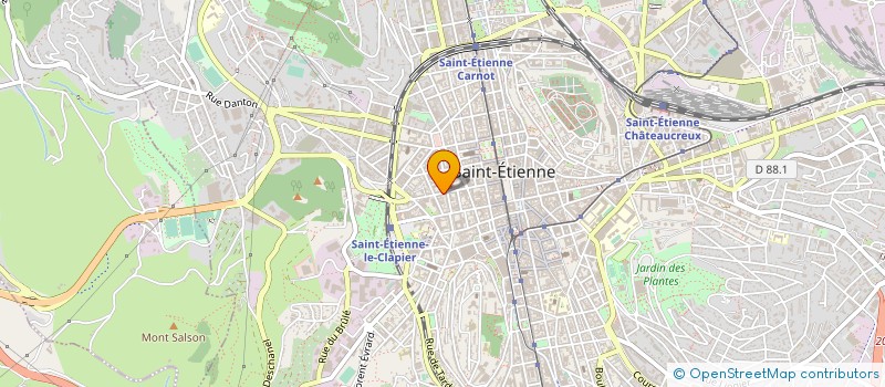 localisation de l'entreprise MONSIEUR SALVATORE FUSTO  SAINT-ETIENNE