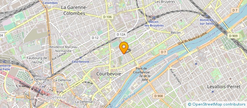 localisation de l'entreprise MONSIEUR SALVATORE GENNARO à COURBEVOIE