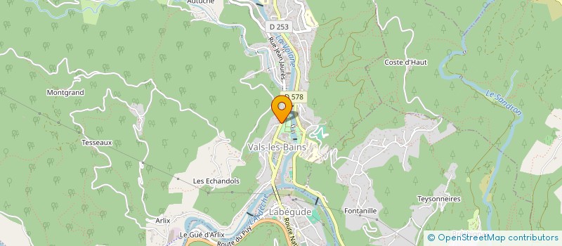 localisation de l'entreprise MONSIEUR SALVATORE GIARDINA  LES ANGLES