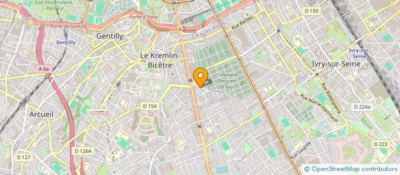 localisation de l'entreprise MONSIEUR SALVATORE GRASSEDONIO  LE KREMLIN-BICETRE