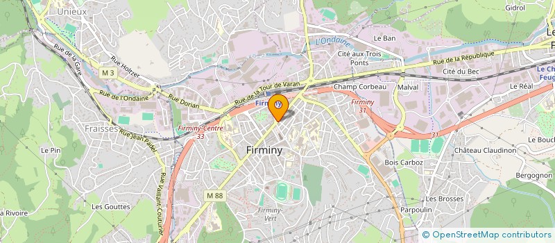 localisation de l'entreprise MONSIEUR SALVATORE INSALACO  FIRMINY