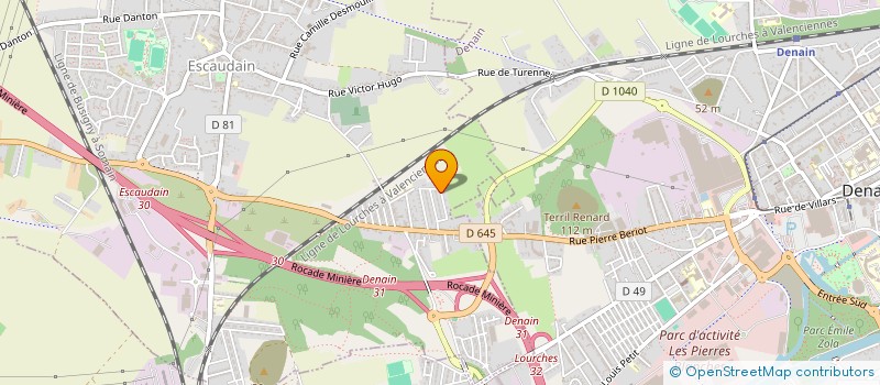 localisation de l'entreprise MONSIEUR SALVATORE LA LEGGIA  ESCAUDAIN