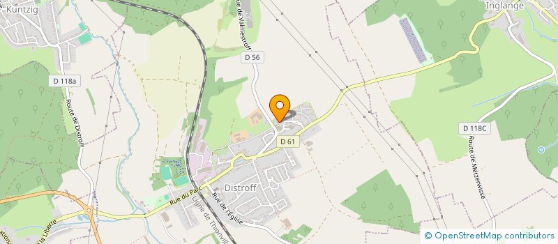 localisation de l'entreprise MONSIEUR SALVATORE LA ROCCA à DISTROFF