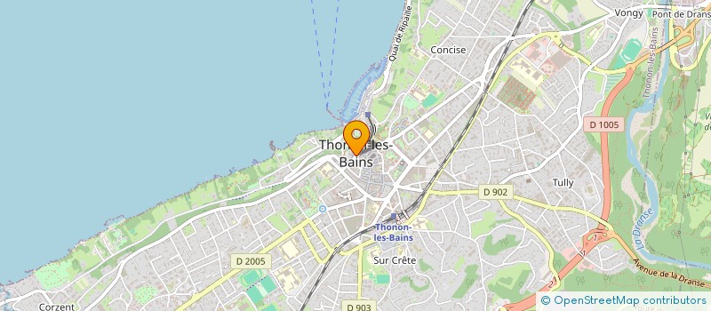 localisation de l'entreprise MONSIEUR SALVATORE LAFLEUR à THONON-LES-BAINS