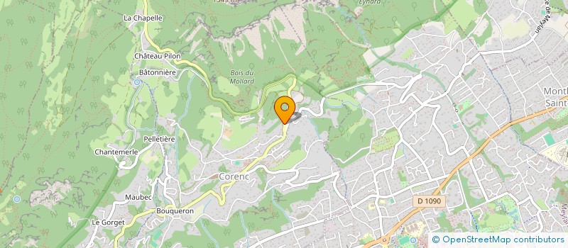 localisation de l'entreprise MONSIEUR SALVATORE LAURICELLA  CORENC