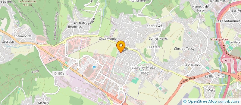 localisation de l'entreprise MONSIEUR SALVATORE LIGOTTI  EPAGNY METZ-TESSY