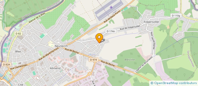 localisation de l'entreprise MONSIEUR SALVATORE MAGRI à SARREGUEMINES