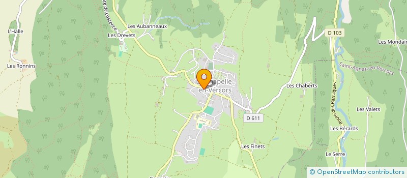 localisation de l'entreprise MONSIEUR SALVATORE MARCOVECCHIO à LA CHAPELLE-EN-VERCORS