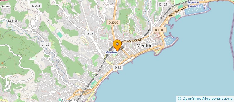 localisation de l'entreprise MONSIEUR SALVATORE MARINO à MENTON