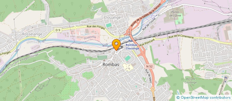 localisation de l'entreprise MONSIEUR SALVATORE MICCICHE à ROMBAS