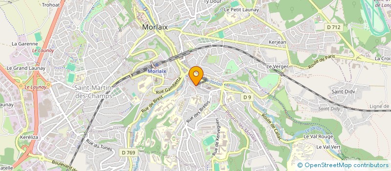 localisation de l'entreprise MONSIEUR SALVATORE MINALDO  MORLAIX