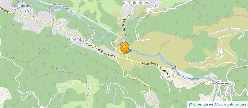 localisation de l'entreprise MONSIEUR SALVATORE MINICHINO  MEYRAS